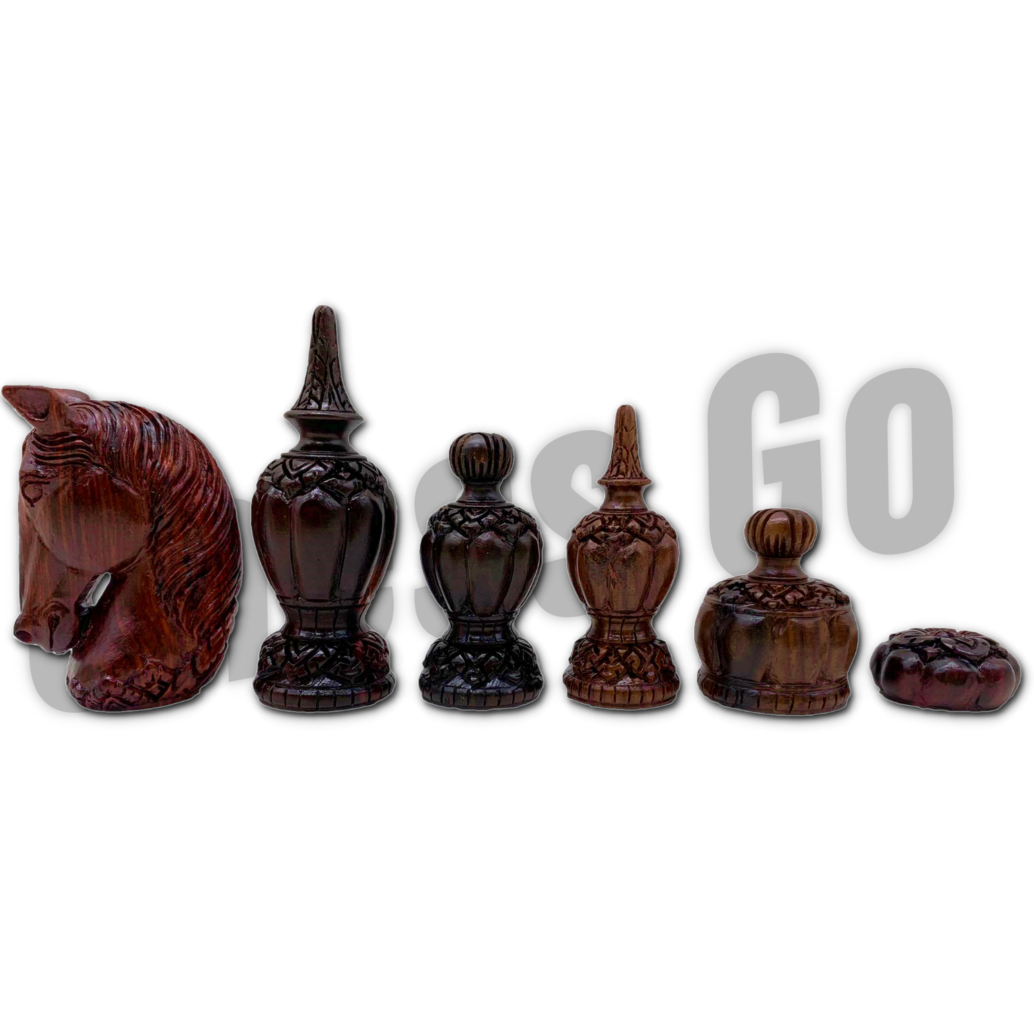 ตัวหมากรุกไทยไม้เนื้อแข็ง รุ่น Champion set B