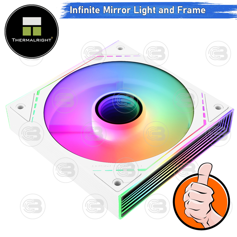 [CoolBlasterThai] Thermalright TL-M12W-S A-RGB Fan Case (size 120 mm.) ประกัน 3 ปี