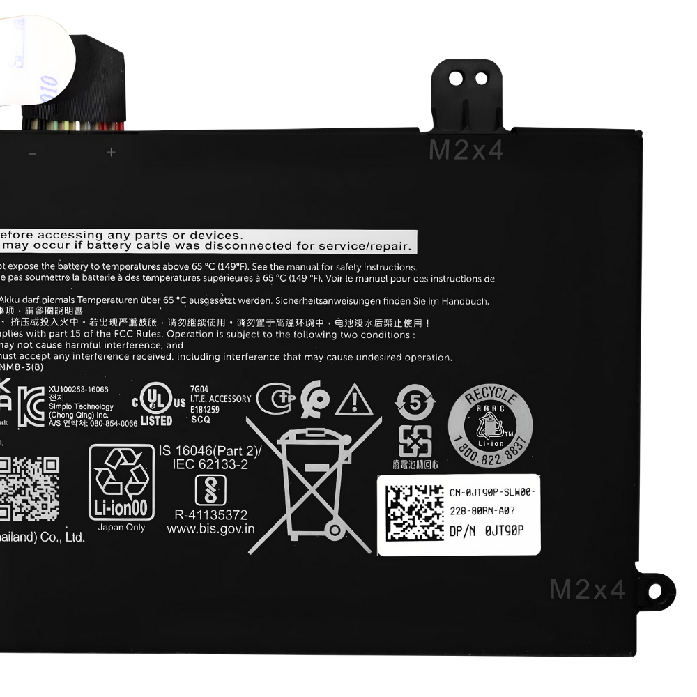 Battery Dell Latitude 52902-in-1, 3-Cell 31.5Wh, แบตเตอรี่ Dell 1WND8 ของแท้รับประกันศูนย์ Dell Thailand ราคาไม่แพง