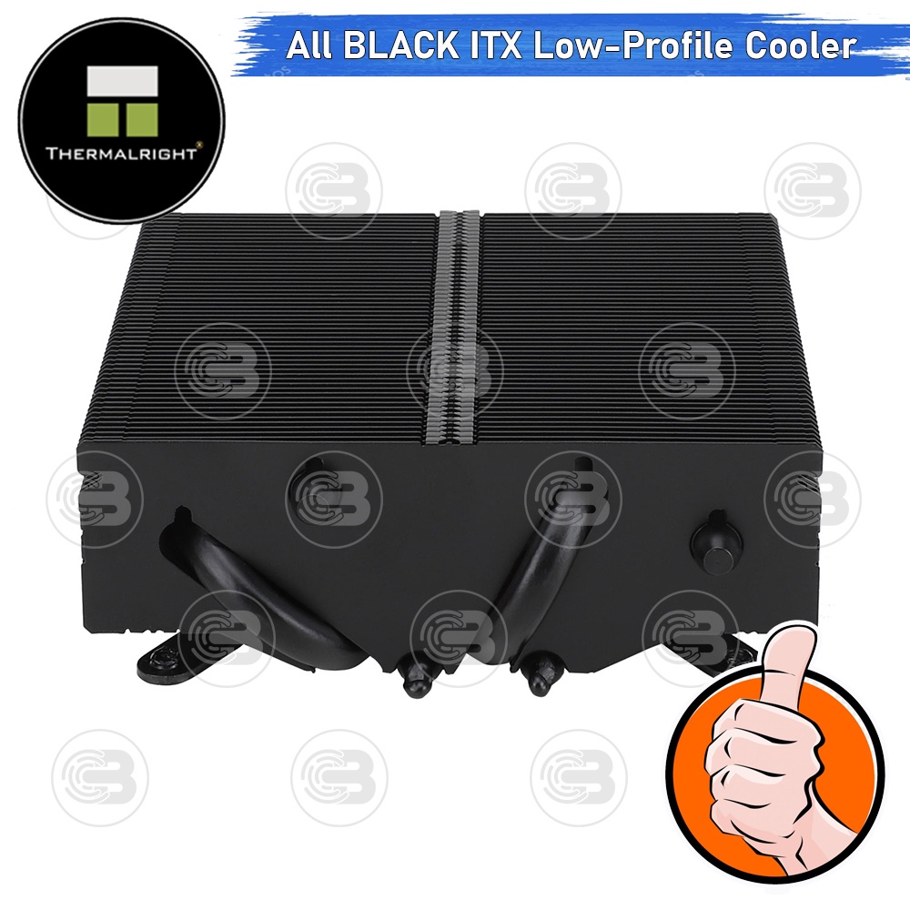 [CoolBlasterThai] Thermalright AXP90 X53 Black Low-Profile CPU Cooler with 4 Heatpipes (AM5/LGA1851 Ready) ประกัน 6 ปี