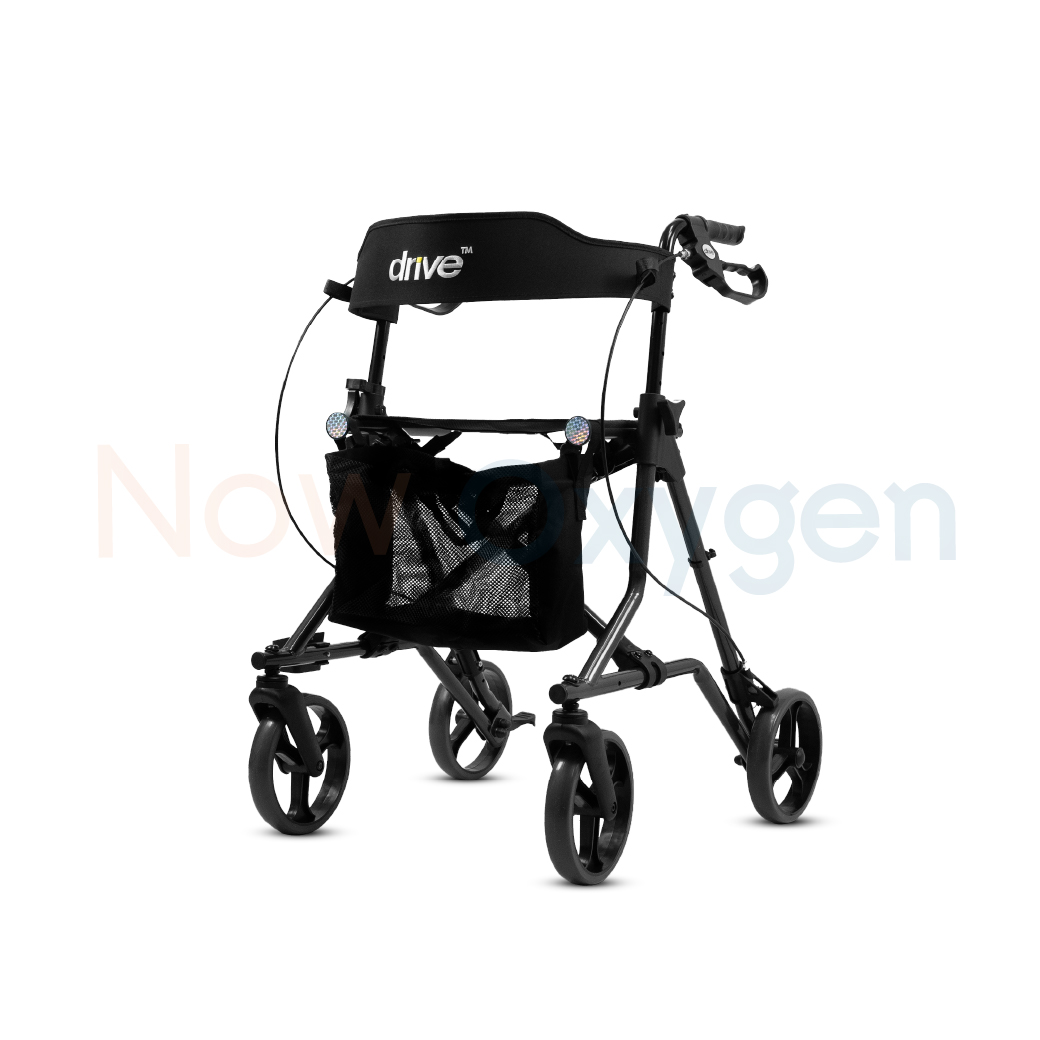 รุ่นใหม่ Torro Rollator แบรนด์ Drive Medical (Debilbiss) วอล์คเกอร์ 4 ล้อ อุปกรณ์ช่วยพยุงเดิน อุปกรณ์ฝึกเดิน รับประกัน 2 ปี