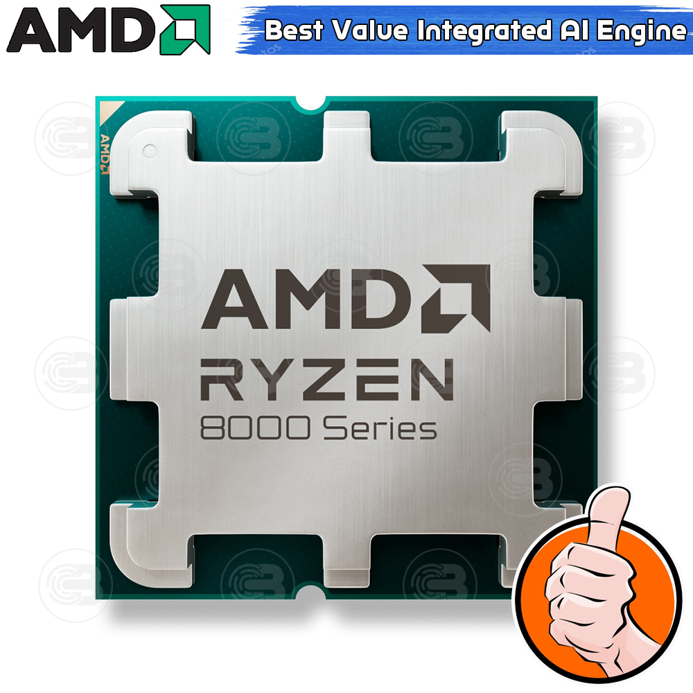[CoolBlasterThai] CPU AMD RYZEN 7 8700F 8 CORE/16 THREAD MPK-NO BOX (SOCKET AM5) 3-Y Warranty