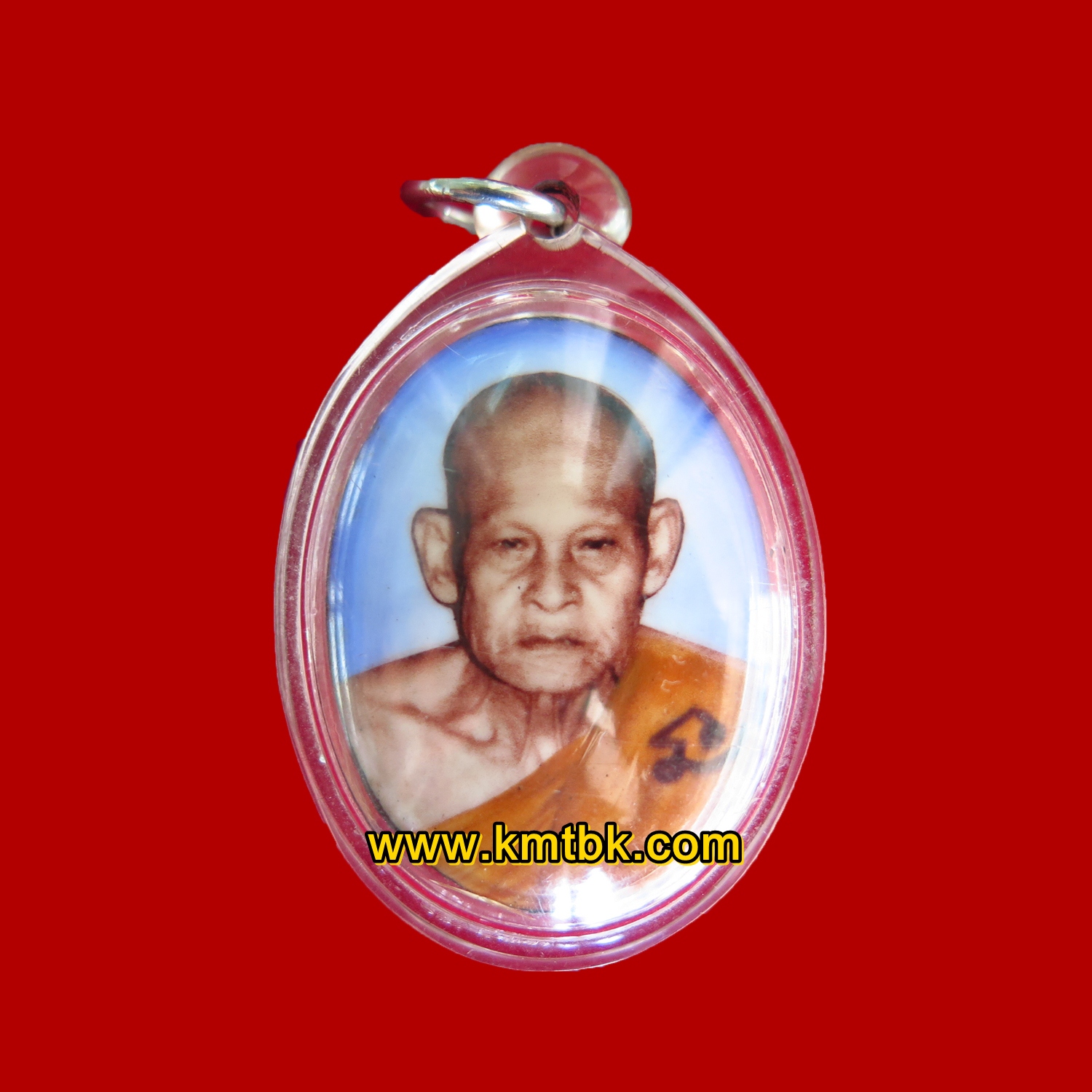 (โชว์) ล๊อกเก็ต ปลดหนี้บูชาครู หลวงพ่อชื่น วัดตาอี จ.บุรีรัมย์ พิมพ์ธรรมดา แบบห้อยคอ พร้อมเลี่ยมกรอบ ปี2545