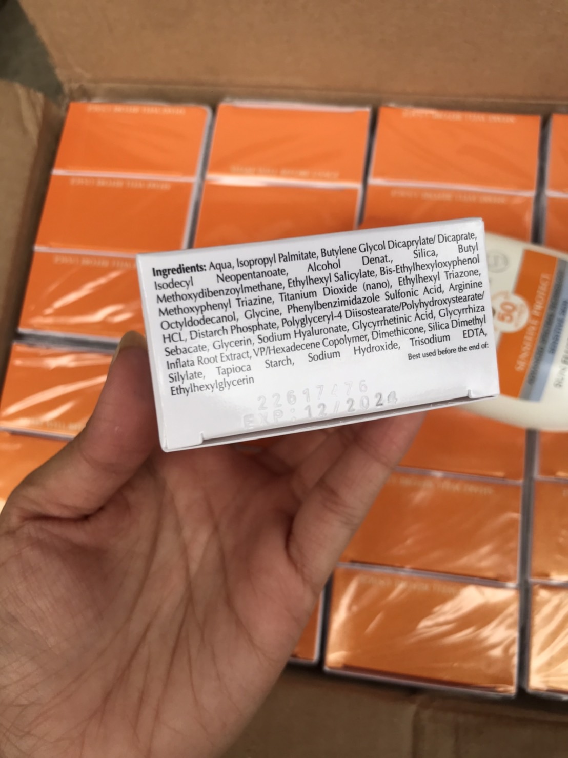 Eucerin Sun Fluid Sensitive Protect SPF50+ 50 ml. กันแดดเนื้อฟลูอิดเนื้อบางเบา