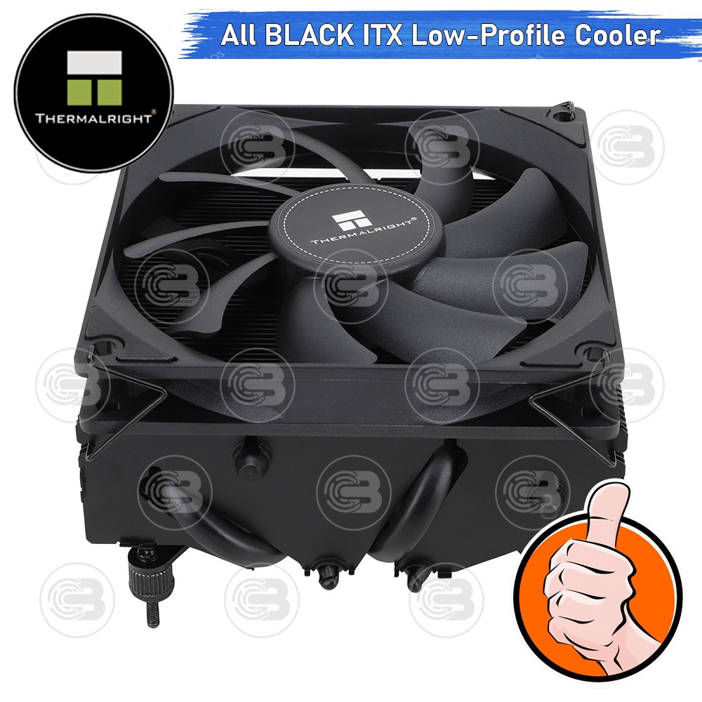 [CoolBlasterThai] Thermalright AXP90 X53 Black Low-Profile CPU Cooler with 4 Heatpipes (AM5/LGA1851 Ready) ประกัน 6 ปี