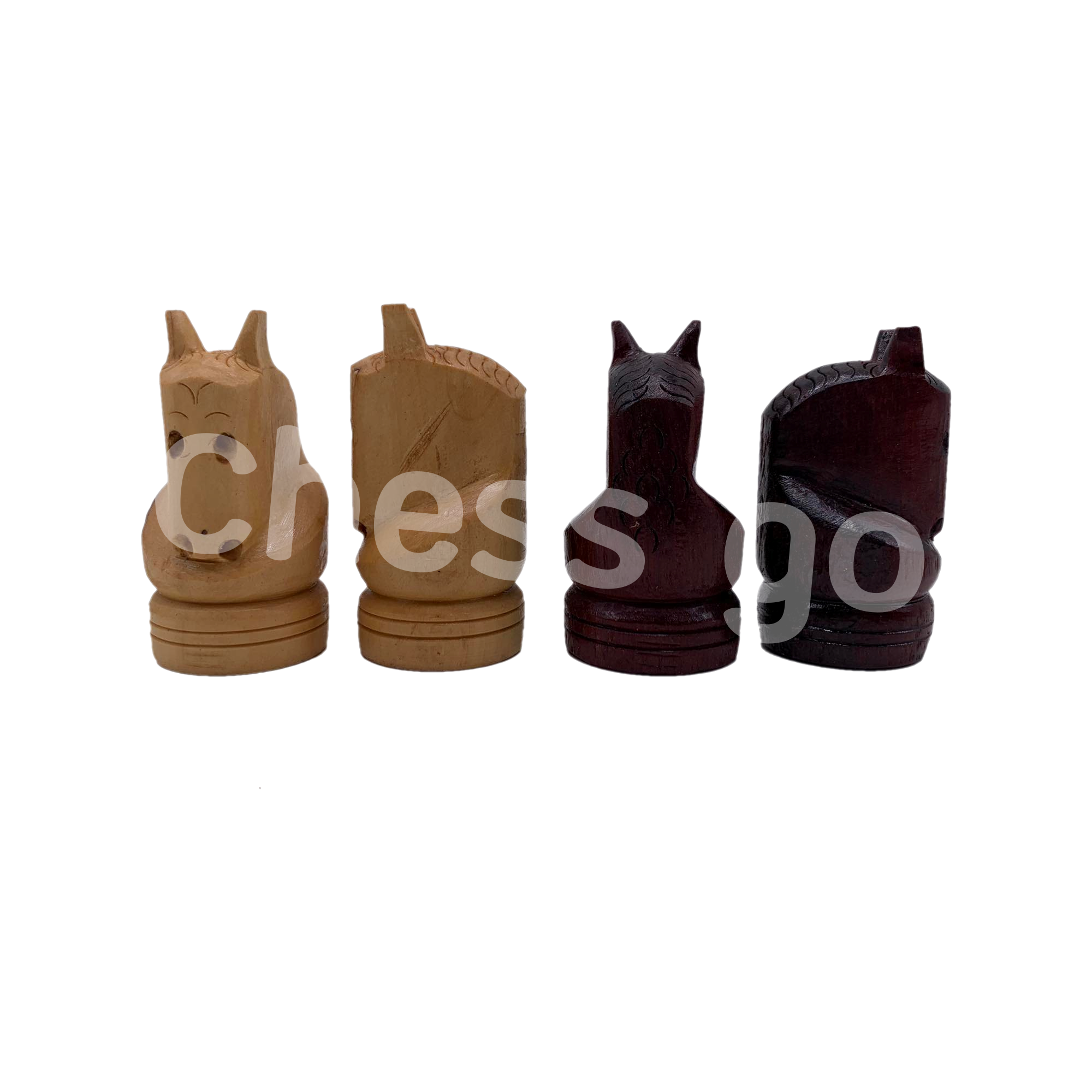 ตัวหมากรุกไทยไม้เนื้อแข็ง รุ่นขุนศึก set B