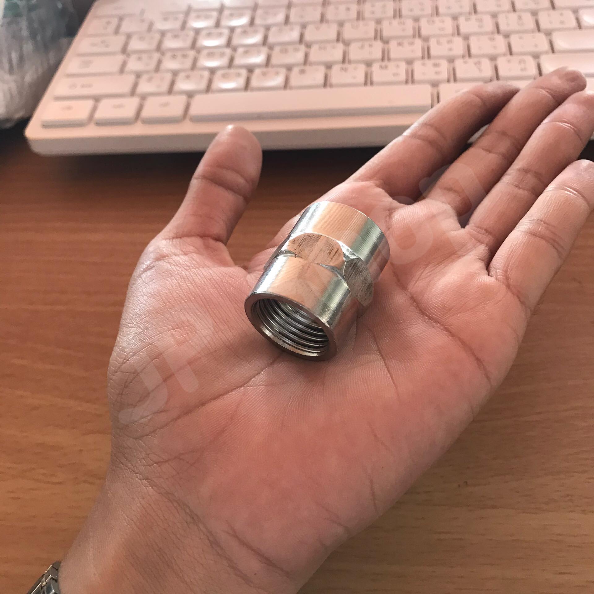 ต่อตรงสแตนเลส304 เกลียวใน ขนาด 4 หุน #2654