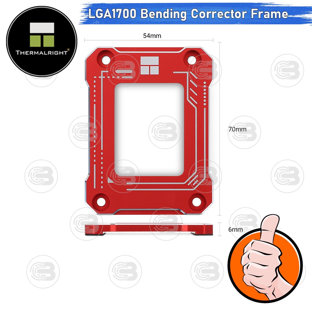 [CoolBlasterThai] Thermalright LGA1700 BCF Bending Corrector Frame Red (intel Gen.12/13/14)