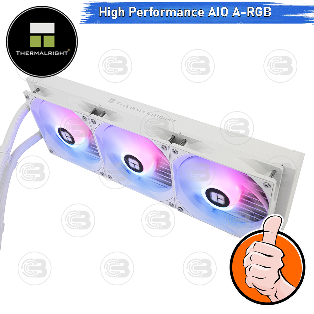 [CoolBlasterThai] Thermalright Aqua Elite 360 WHITE V3 ARGB AIO Liquid CPU Cooler (AM5/LGA1851 Ready) ประกัน 3 ปี