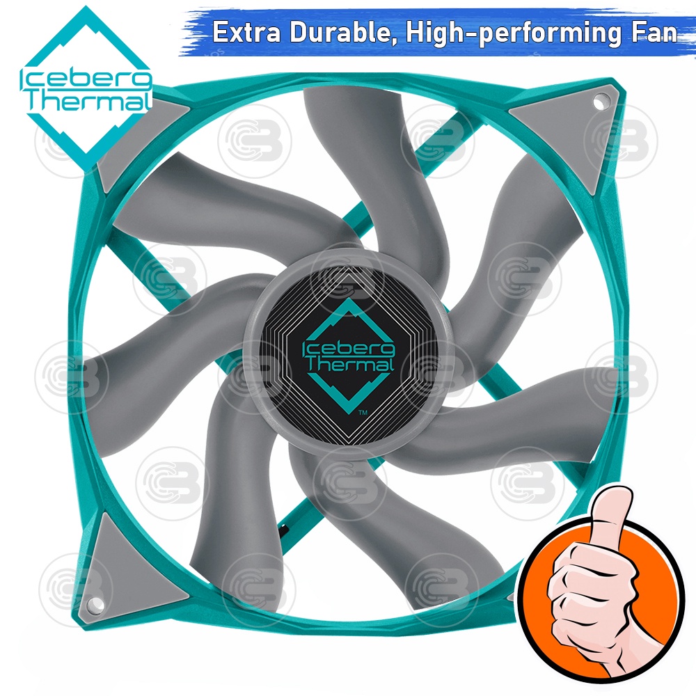 [CoolBlasterThai] Iceberg Thermal IceGALE Xtra 140 Teal Fan Case (size 140 mm.) ประกัน 6 ปี