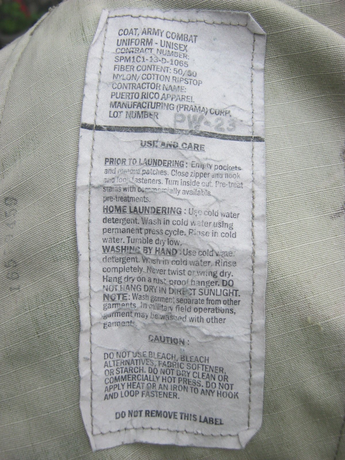 เสื้อทหารสหรัฐ ลาย the Scorpion W2 pattern Ripstop