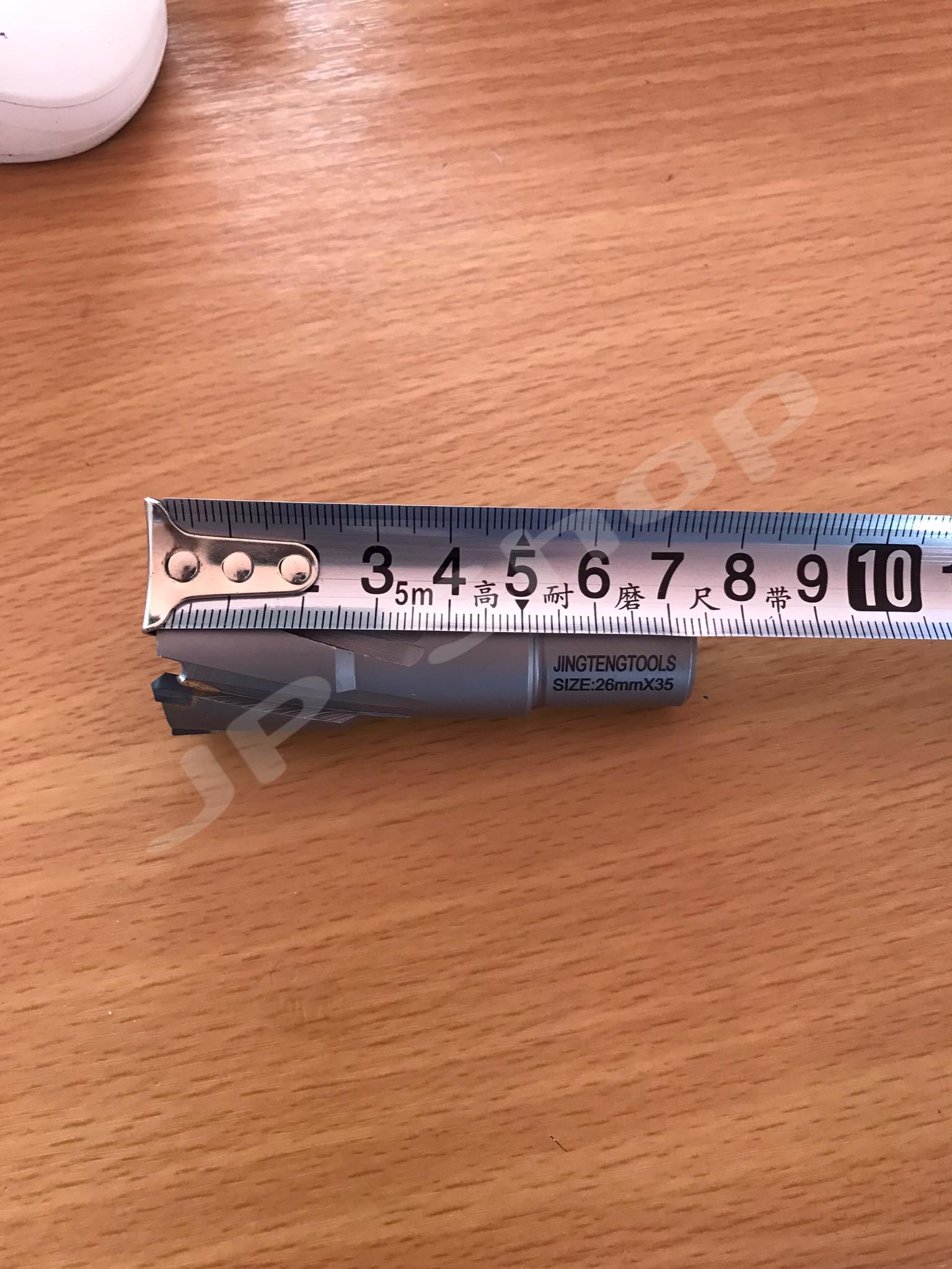 ดอกสว่านเจ็ทบอส แบบโฮลซอว์คาร์ไบสำหรับเจาะเหล็กหนา ด้วยสว่านแม่เหล็กไฟฟ้า ขนาด26*35 มม. #2635