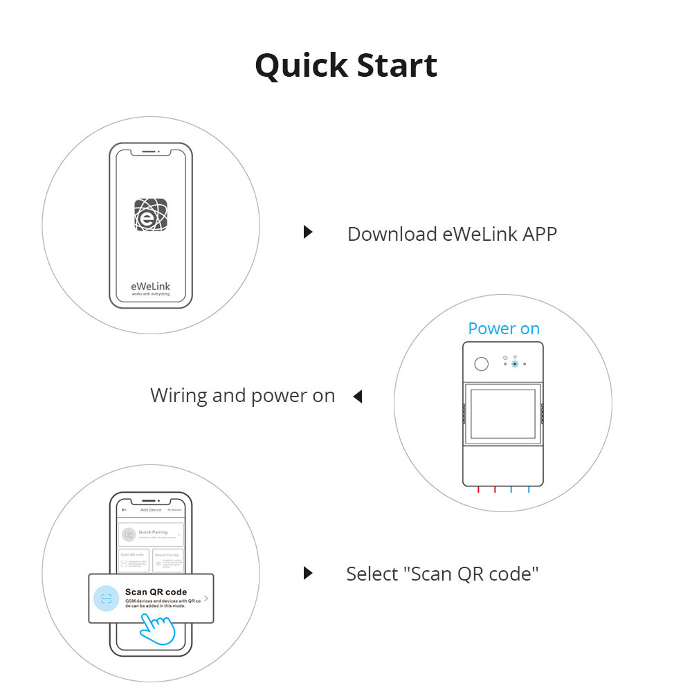 Sonoff POW Elite 16A 20A WiFi สวิตซ์ควบคุมแบบเรียลไทม์ มิเตอร์วัดพลังงาน e-WeLink
