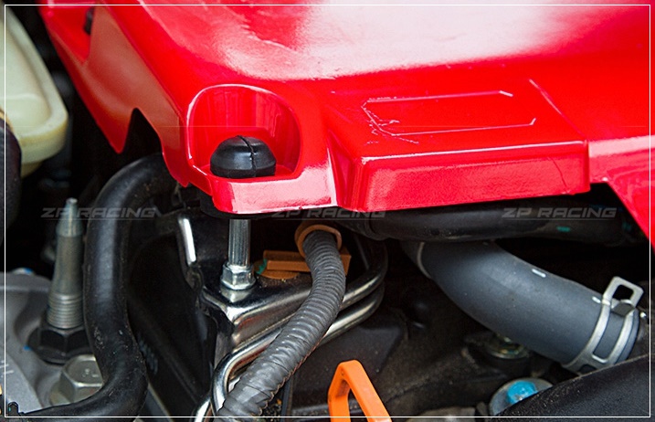 ฝาปิดห้องเครื่อง Type R Carbon logo Honda ปี 2016-2022