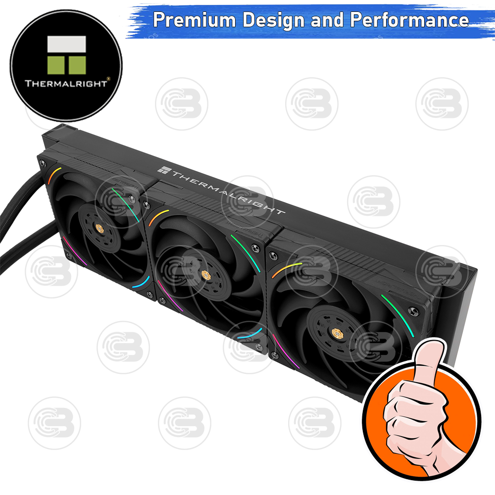 [CoolBlasterThai] Thermalright Mjolnir Vision 360 BLACK ARGB AIO Liquid CPU Cooler (AM5/LGA1851 Ready) ประกัน 5 ปี