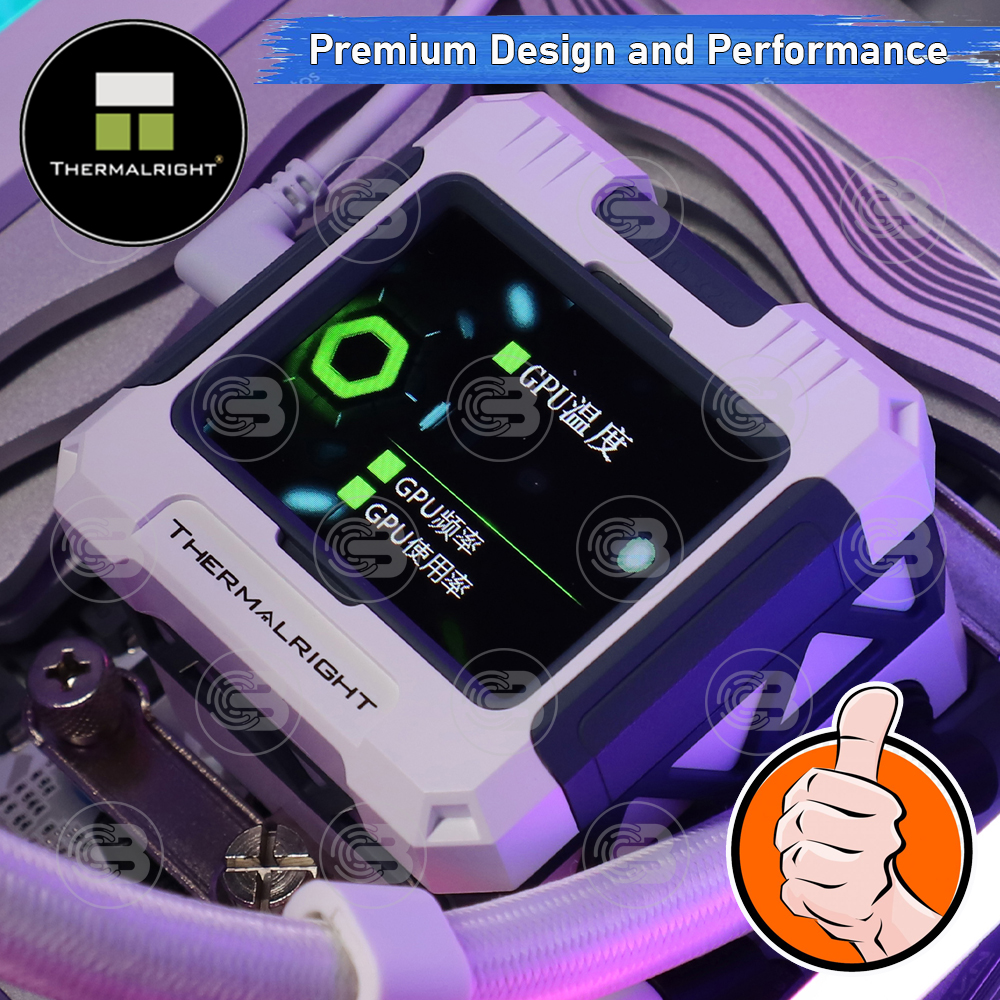 [CoolBlasterThai] Thermalright FROZEN WARFRAME X 240 WHITE (FANLESS) AIO Liquid CPU Cooler (AM5/LGA1851 Ready) ประกัน 5 ปี