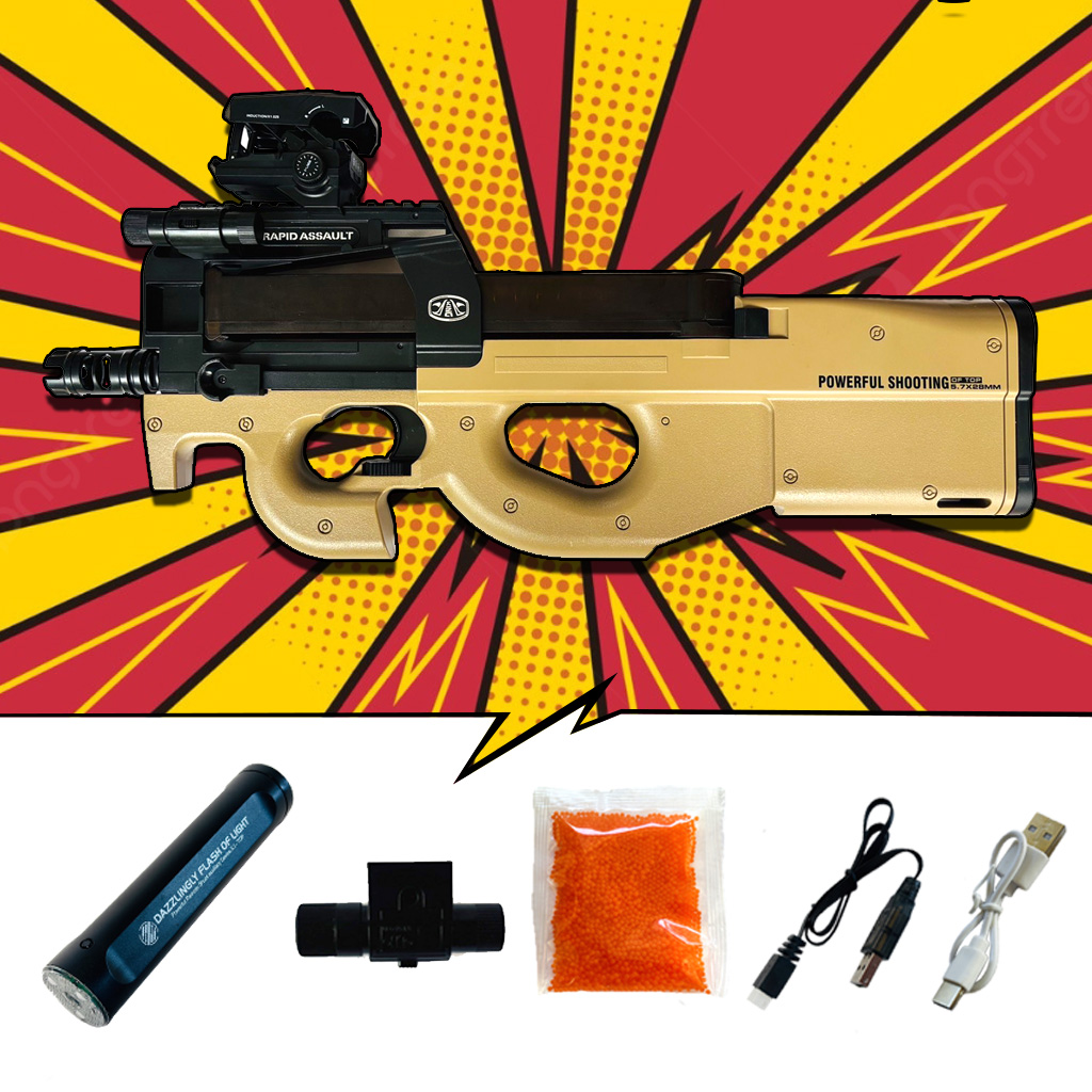 ปืนเจล ปืนเจลไฟฟ้า รุ่น P90 (Semi&Full&Blowback)