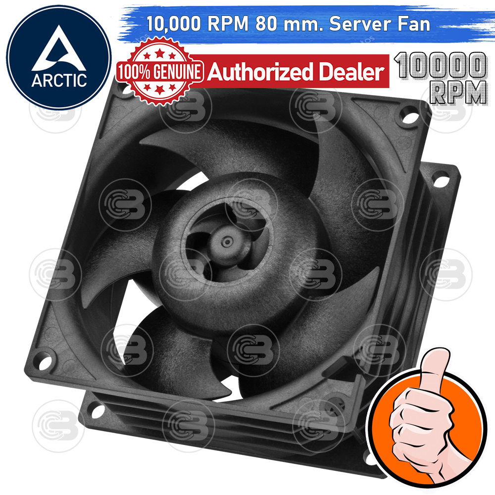 [CoolBlasterThai] ARCTIC S8038-10K 10,00 RPM (size 80 mm.) Fan Case ประกัน 6 ปี