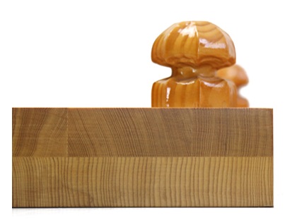 กระดานหมากล้อมไม้หนา6cm(ขาบัว)