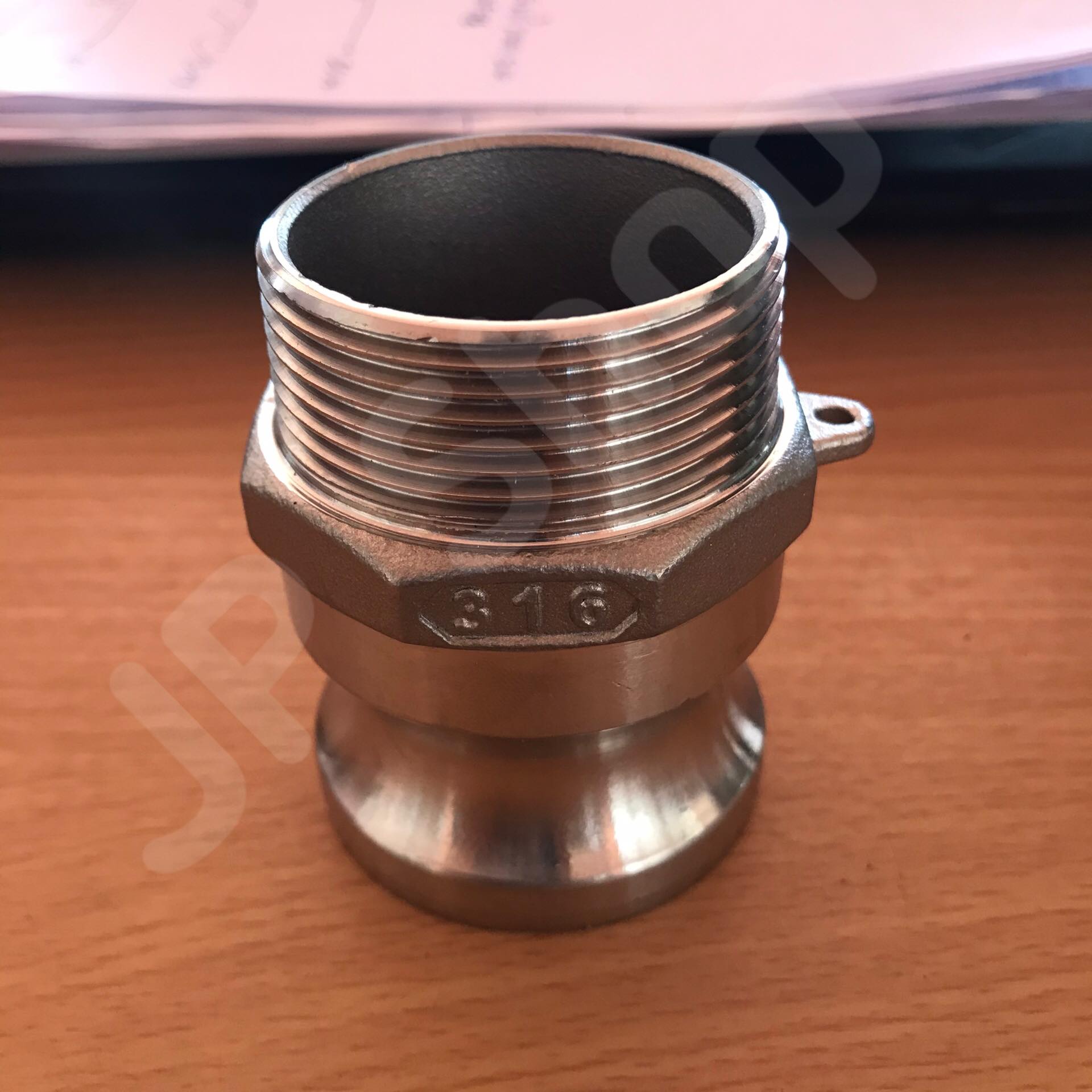 ข้อต่อสวมเร็วสแตนเลส316 ขนาด 1 1/2-F #0160