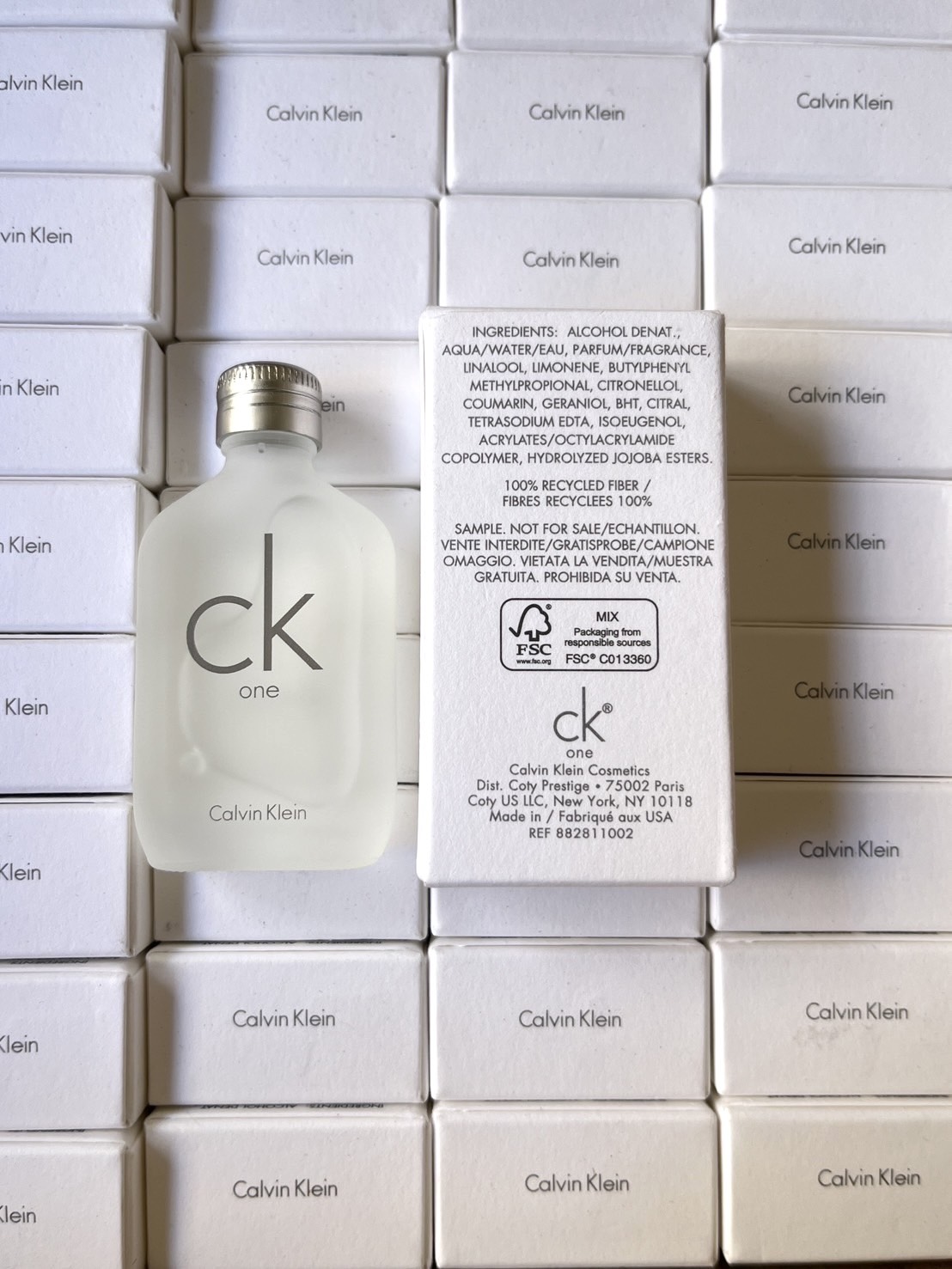 Calvin Klein CK One Eau De Toilette 15ml. น้ำหอม ขนาดพกพา ของแท้ ฝาแบบแต้ม