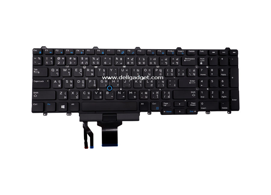 Keyboard Dell Latitude 5590 ของใหม่ ราคาพิเศษ คีย์บอร์ด Dell 5590 คีย์บอร์ด โน๊ตบุ๊ค ของแท้ ตรงรุ่น ตรงสเปค รับประกันศูนย์ Dell Thailand