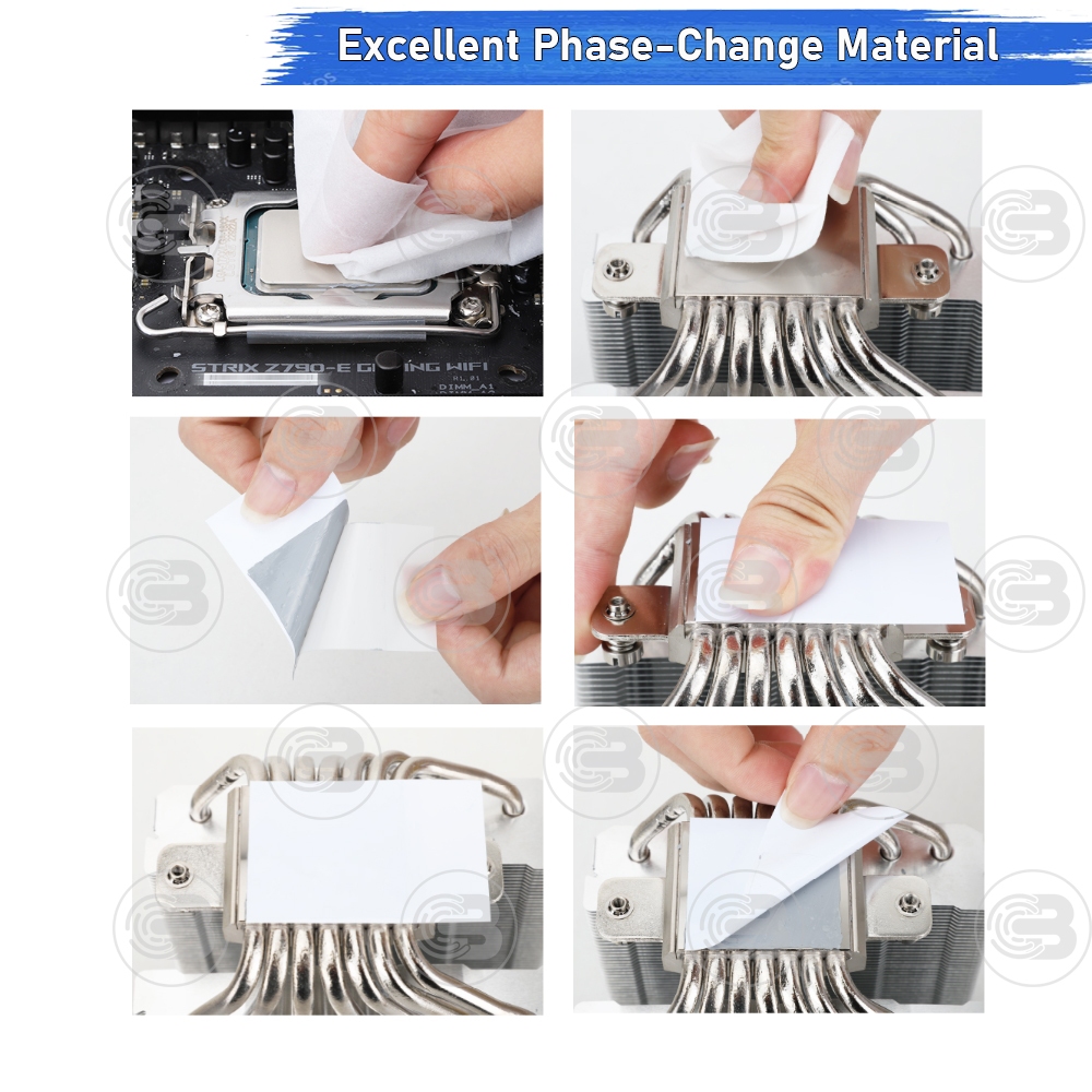 [CoolBlasterThai] Thermalright Heilos for Intel 40x30x0.2 mm. CPU (Phase change thermal interface)