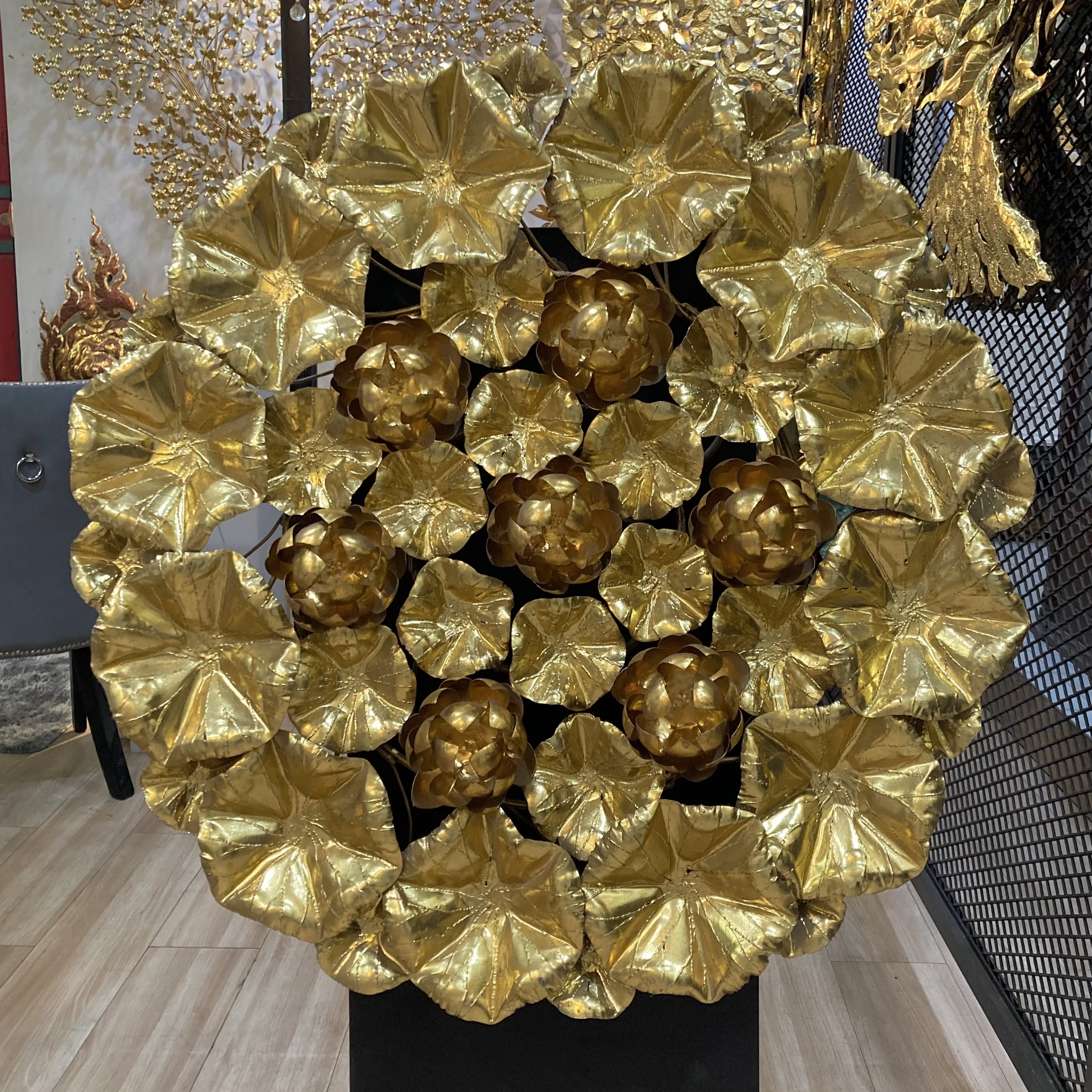 กอบัวทอง (100x100 cm)