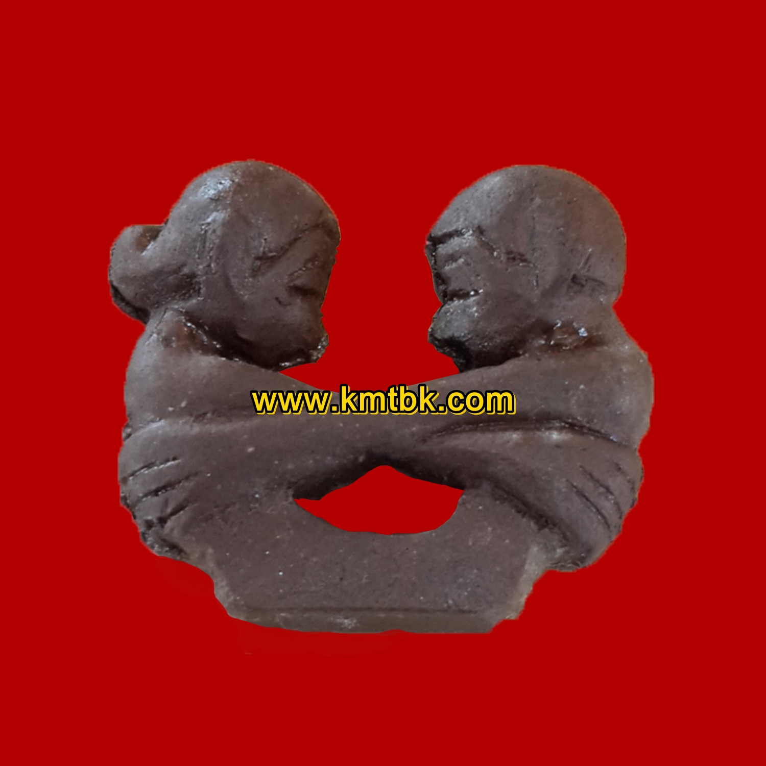 ตุ๊กตามหาเสน่ห์ หลวงพ่อชื่น วัดตาอี จ.บุรีรัมย์ สีน้ำตาล เนื้อมวลสารธรรมดา ของแท้จากวัด