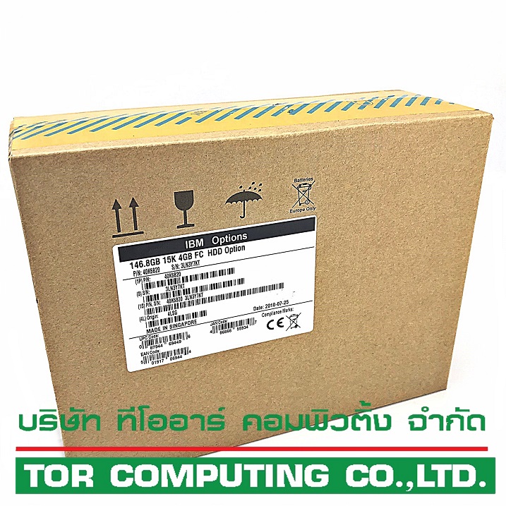 NEW, IBM 40K6820 40K6823 FC5414 [TorCompTH Thailand - ขาย จำหน่าย ราคา] IBM 146.8GB 15K 4Gbps 3.5in FC E-DDM for DS4700 DS4800 EXP810