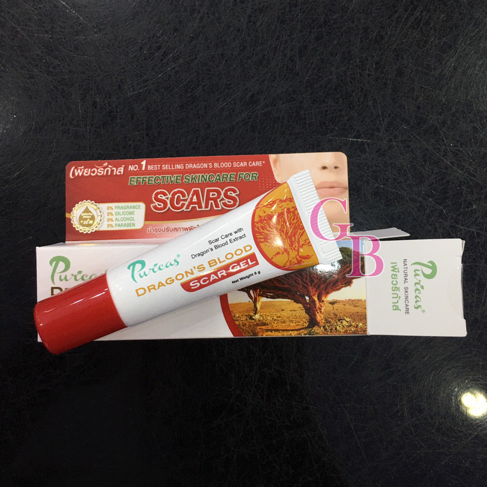แท้พร้อมส่ง‣ Puricas Dragon's Blood Scar Gel เพียวริก้าส์ เจลรักษาแผลเป็น (8 กรัม)