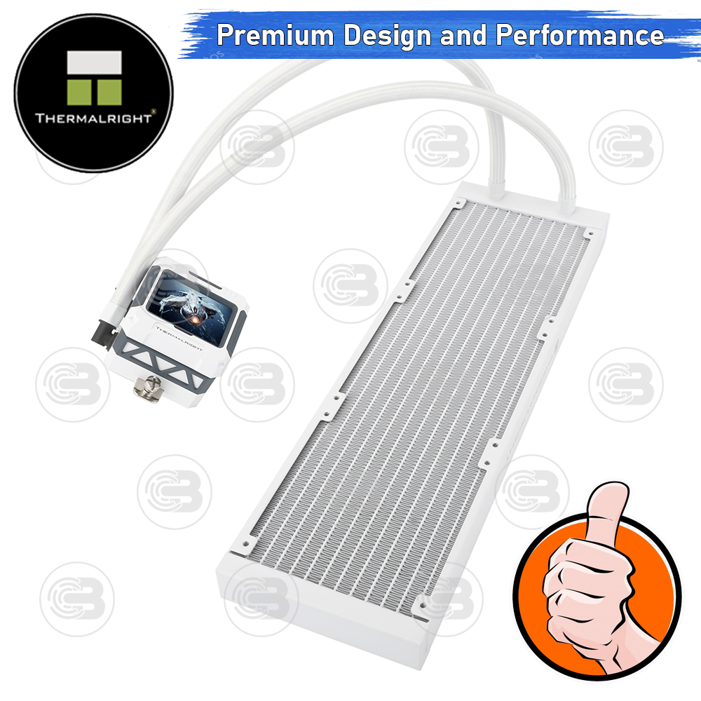 [CoolBlasterThai] Thermalright FROZEN WARFRAME X 360 WHITE (FANLESS) AIO Liquid CPU Cooler (AM5/LGA1851 Ready) ประกัน 5 ปี