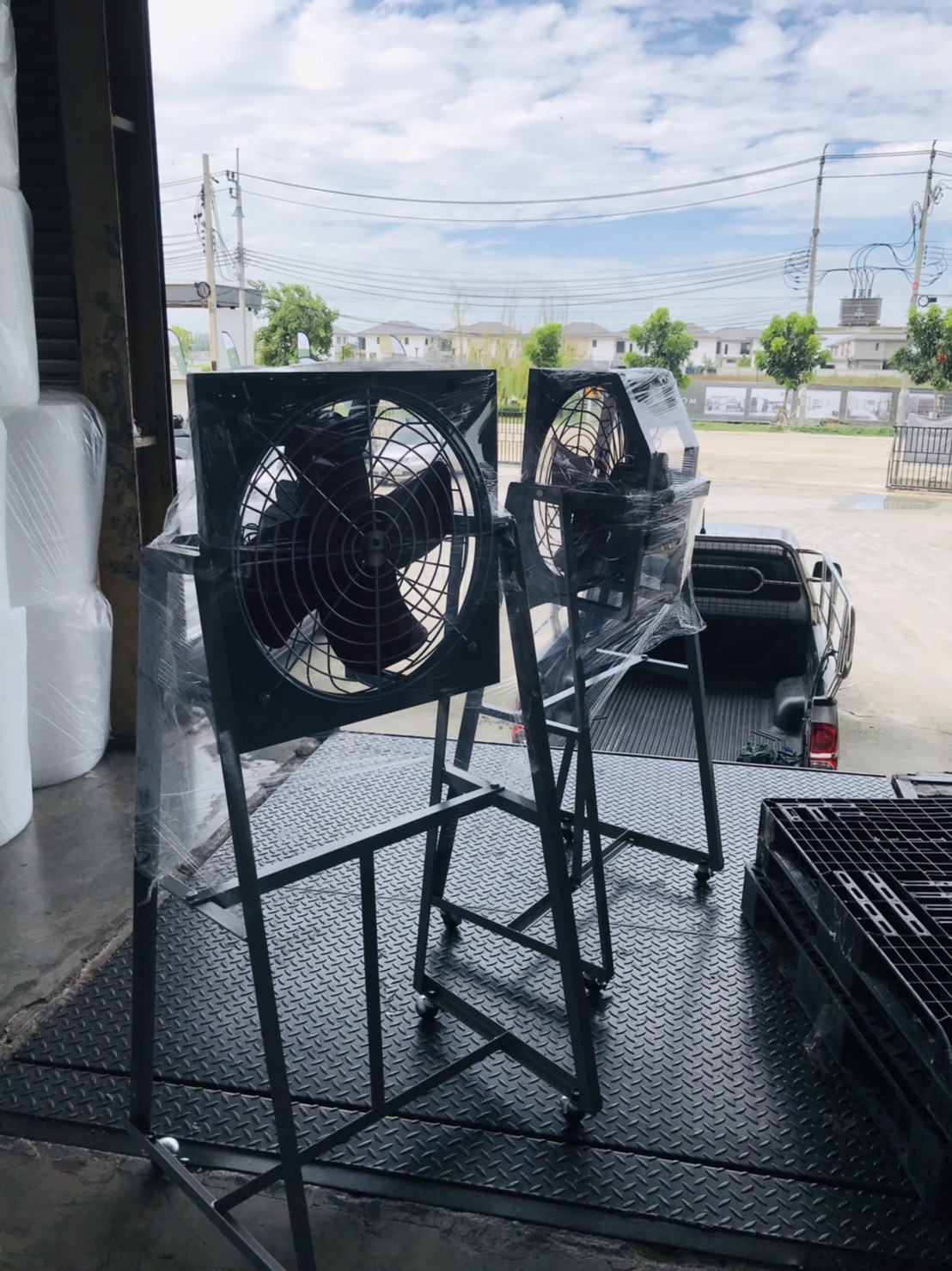 พัดลมอุตสาหกรรม Nature, ตะแกรงหน้าหลัง IF-20L, (ขาตั้ง) 20 นิ้ว