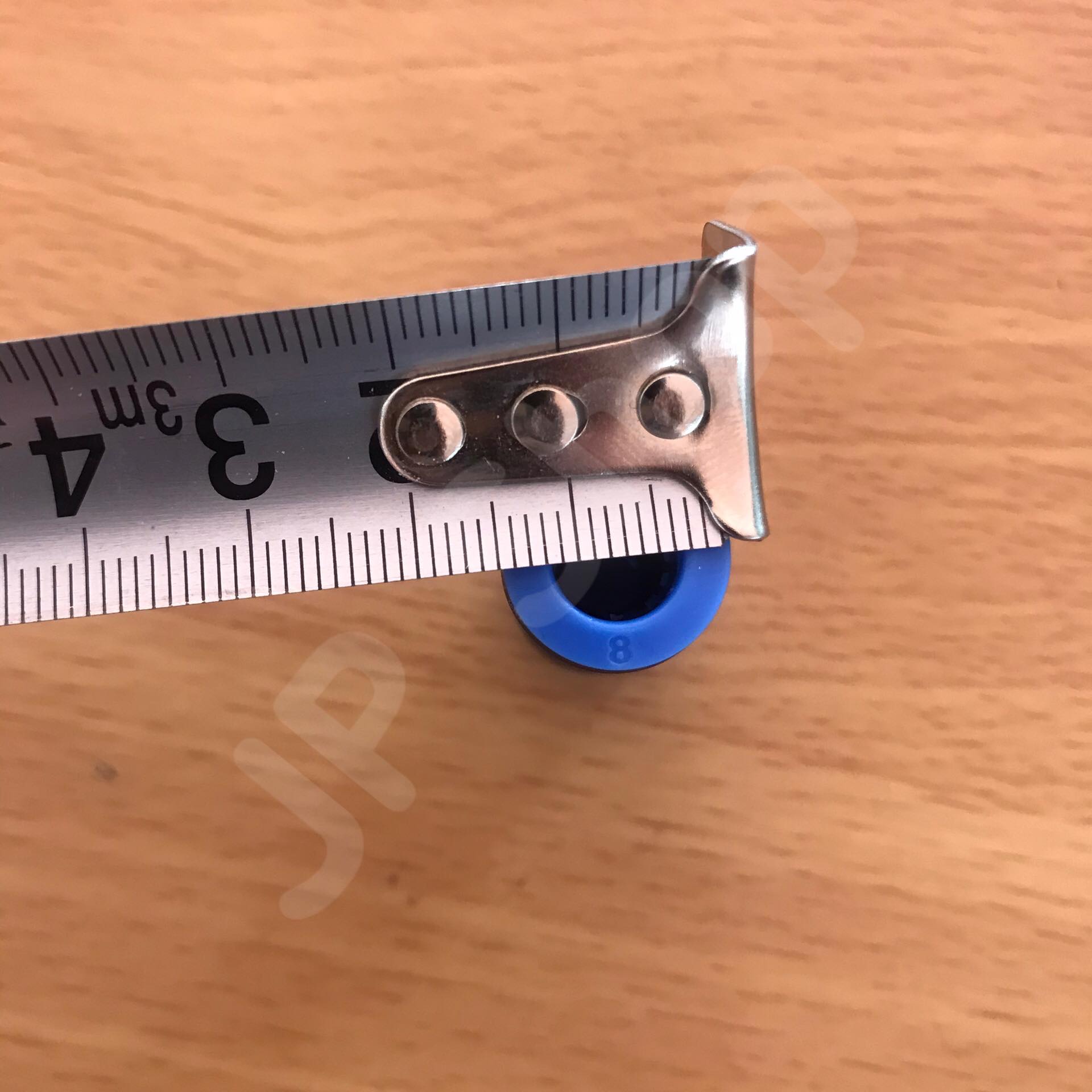 ข้อต่อลม PU 8 มม.-ต่อตรง ฟิตติ้งสายลม ต่อสายลม 8 มม. #00800