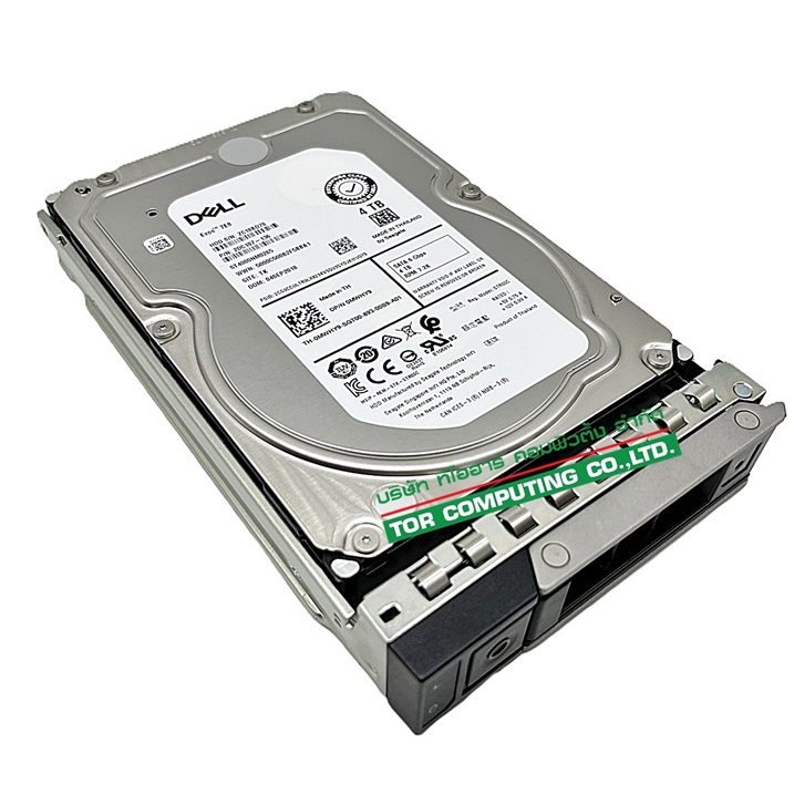 DELL 0MWHY9 [TorCompTH Thailand ขายจำหน่าย ราคา] Dell 4TB 7.2K 6G SATA 3.5in HDD with Tray for T340