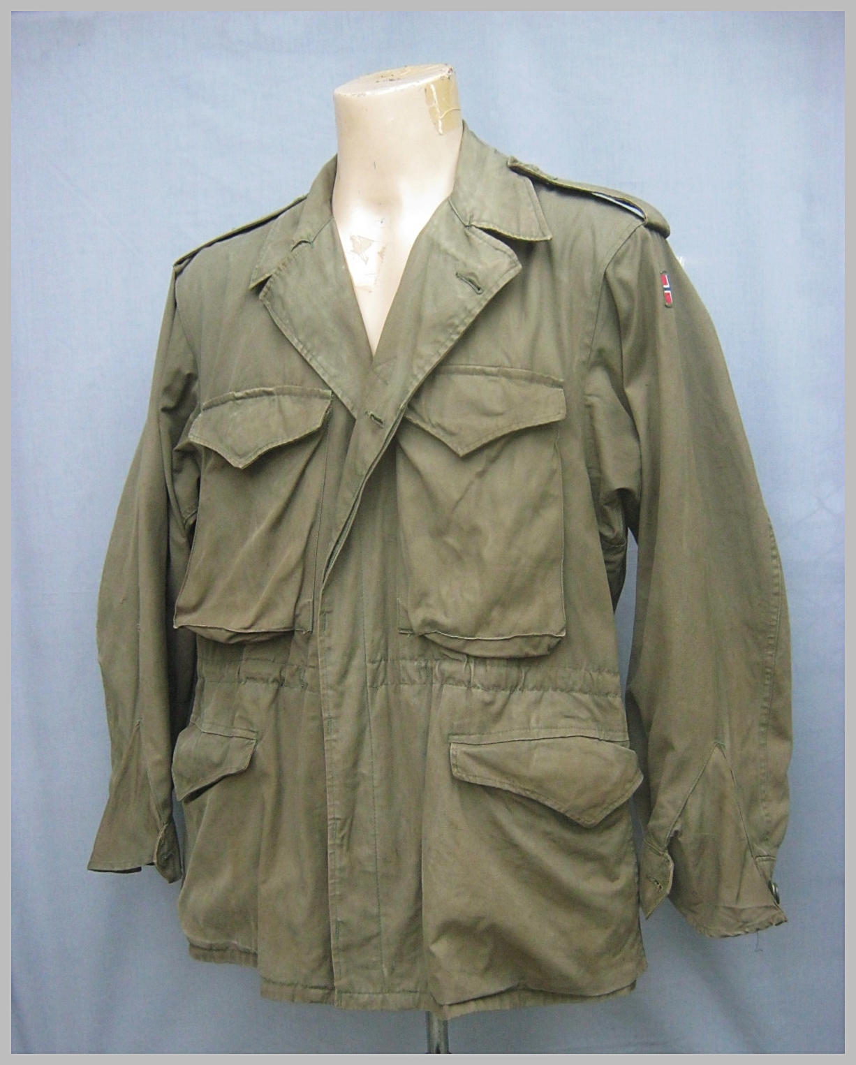 norwegian army combat field jacket 1943 LR