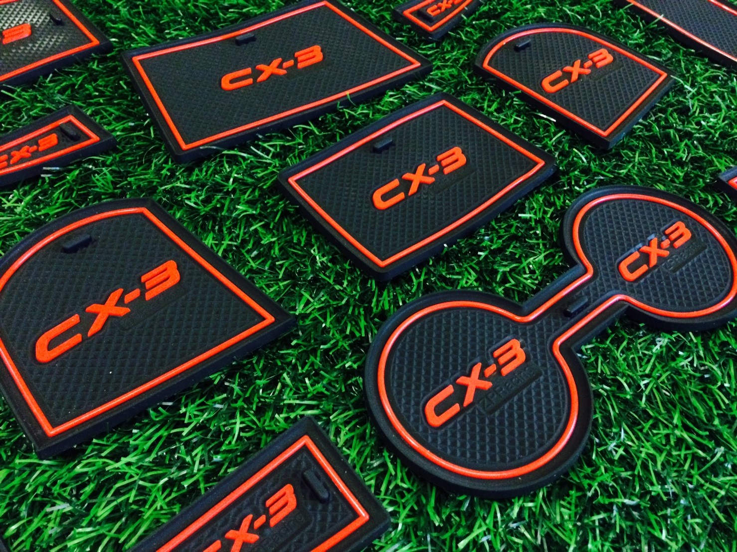 ชุดยางรองหลุม Mazda CX3 ตรงรุ่น ใส่ได้ครบทุกช่อง