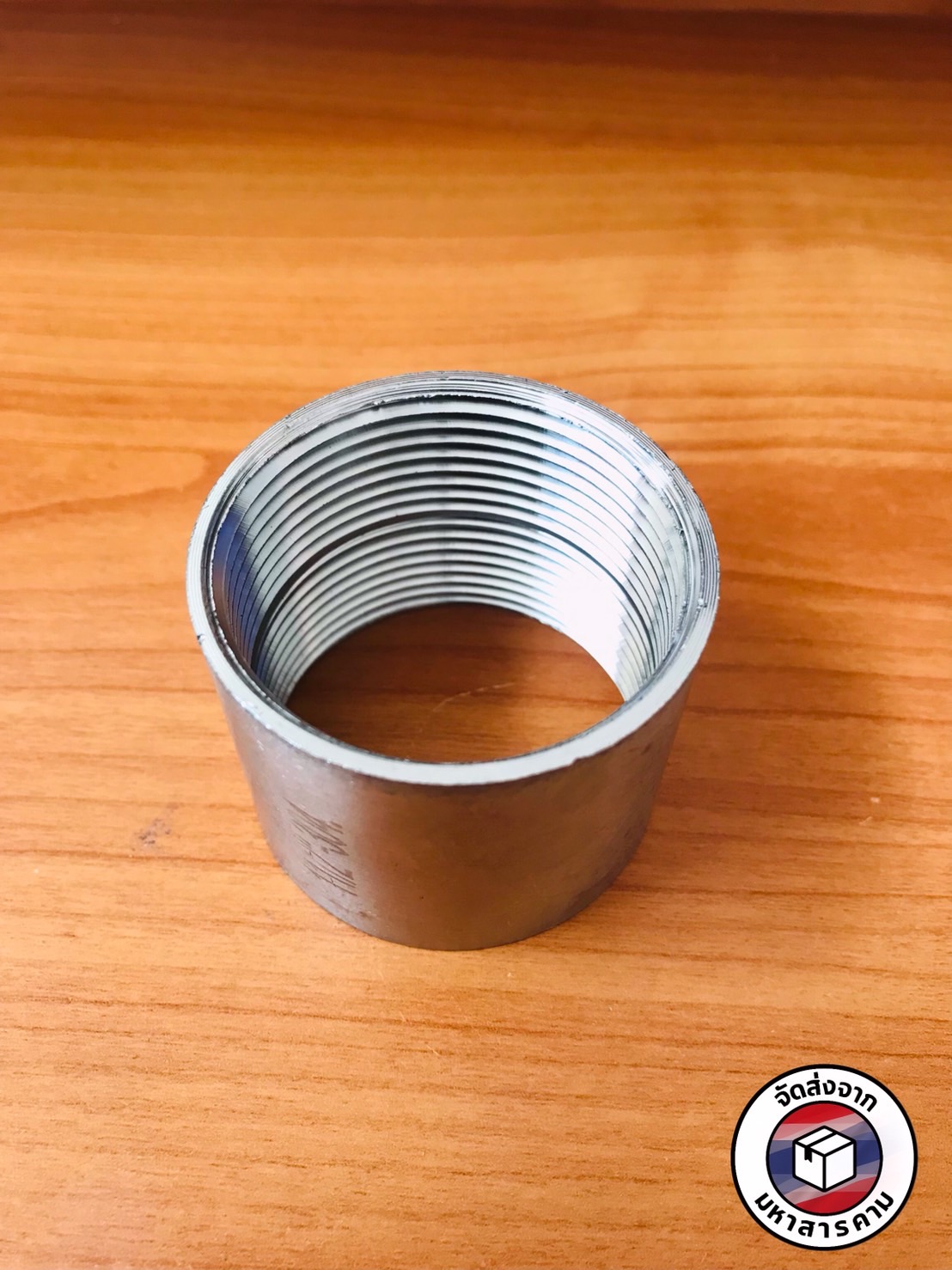 ข้อต่อตรงเกลียวใน สแตนเลส 304 ขนาด 1 1/2 นิ้ว(Stainless Steel 304 Female Thread Coupling 1 1/2 Inch)#112304
