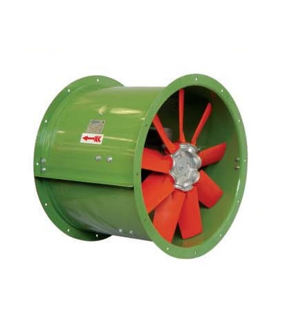 พัดลมท่อแบบต่อตรง, (Axial fan with drive) AL