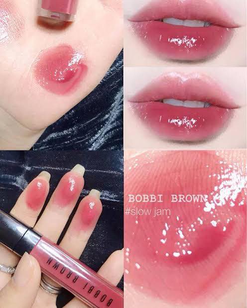 เซตลิปกลอส Bobbi Brown Powerful Pinks Crushed Oil-Infused Gloss Duo 6ml.x2