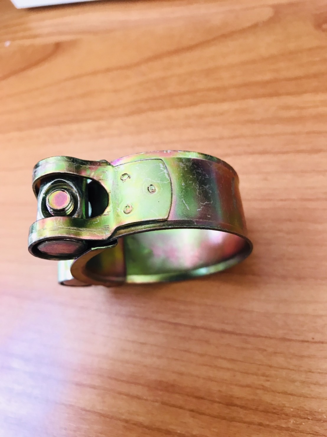 เข็มขัดรัดท่อชุบซิงค์ ปลอกรัดชุบซิงค์ 40-43 มม. สาย รัด ท่อ ส แตน เลส กิ๊บ รัด ท่อ #4043