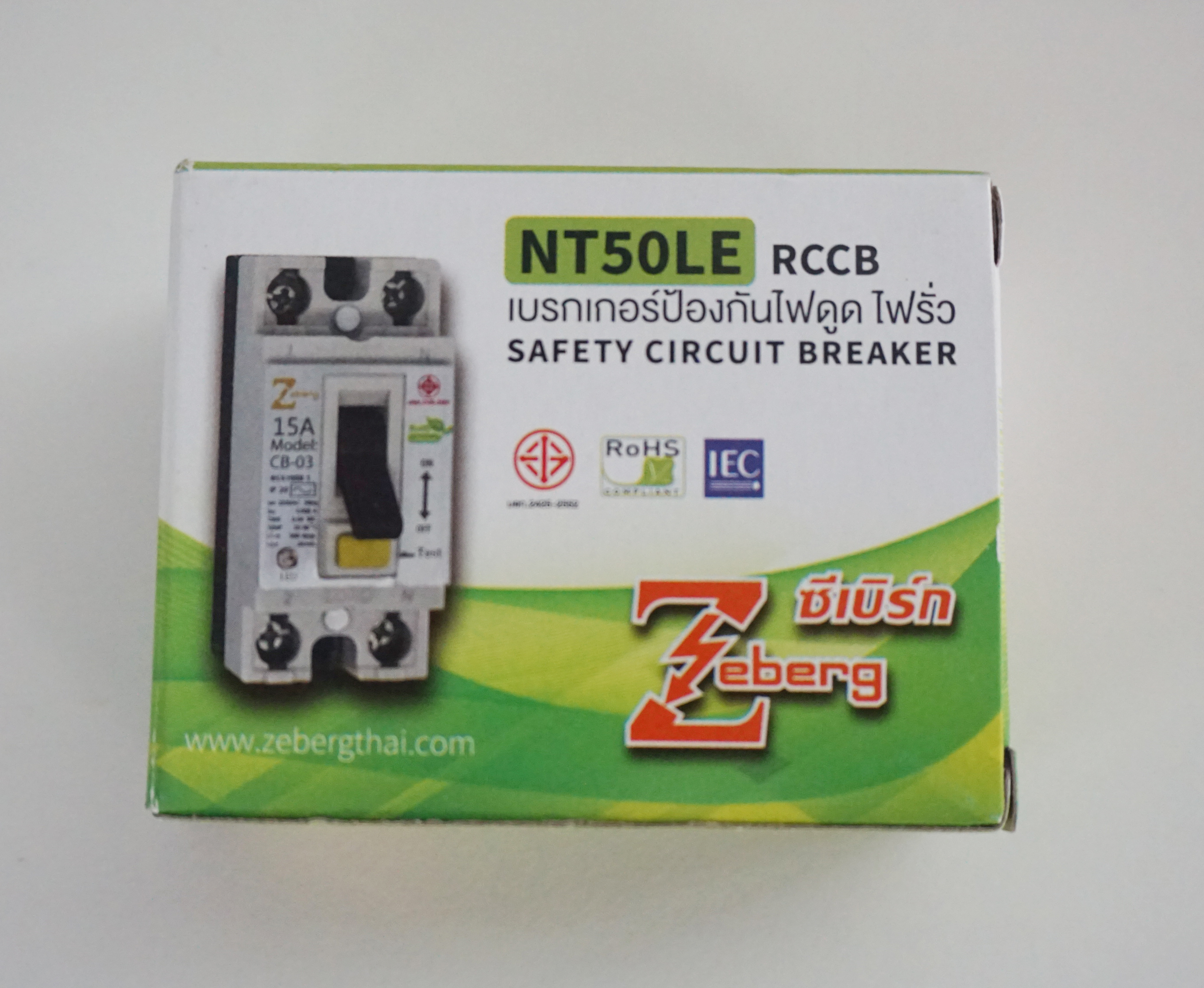 เบรคเกอร์กันดูด 30A NT50LE (ZEBERG)