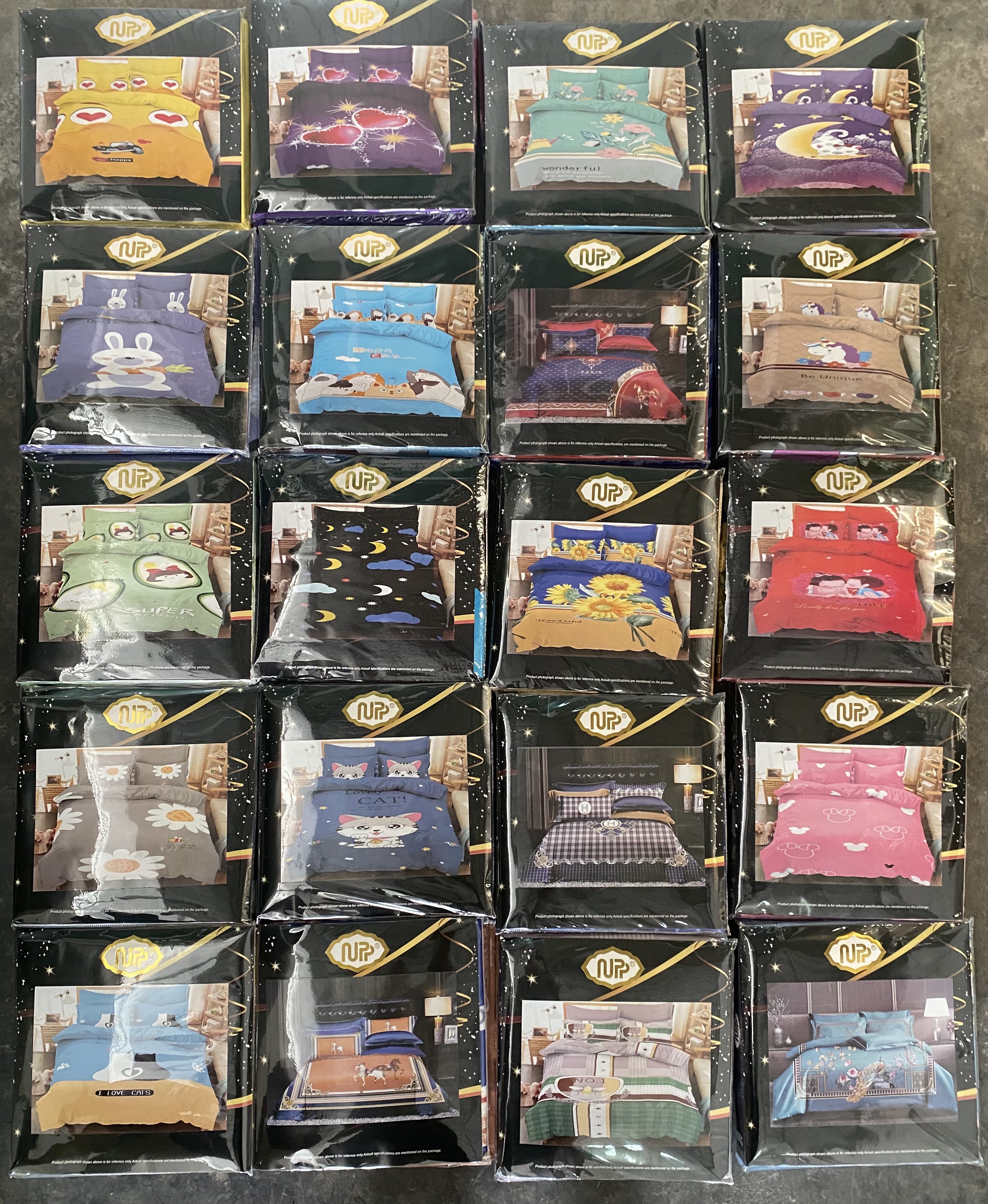 ชุดเครื่องนอน NPP ลายการ์ตูน 6ฟุต 40ชุด