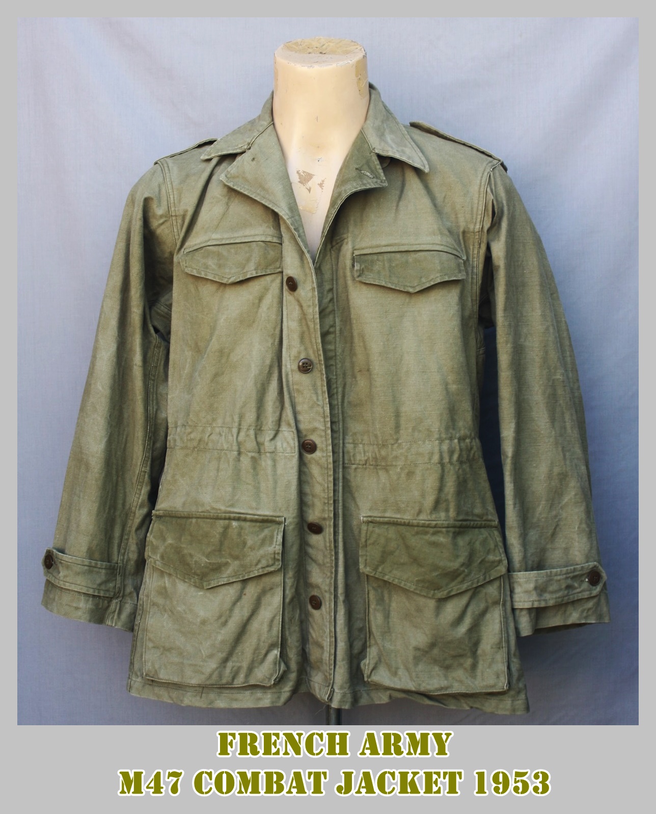 ขายแล้ว แจ็คเก็ตสนาม Gendarme M47 ฝรั่งเศส JKT51