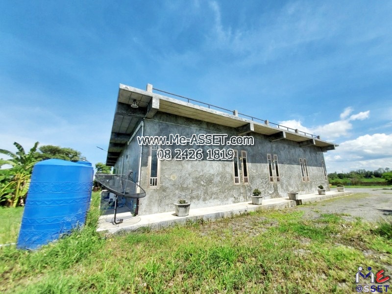 ขายบ้านเดี่ยว พร้อมที่ดิน ย่าน จรเข้สามพัน คงทอง กระจัน อู่ทอง สุพรรณบุรี : ใกล้ปั๊ม ปตท.คงทอง : 1 ชั้น 8-1-3.4 ไร่