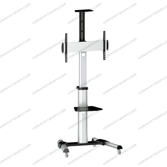 ENIX-F8300 Aluminium Alloy ขาตั้งทีวีขนาด 37"-70" ปรับหมุนจอภาพแนวตั้ง-แนวนอน และปรับความสูงได้ 1.20-1.60 เมตร, Max VESA 600x400 mm., Weight Capacity 50 Kg.(ส่งฟรีทั่วไทย)