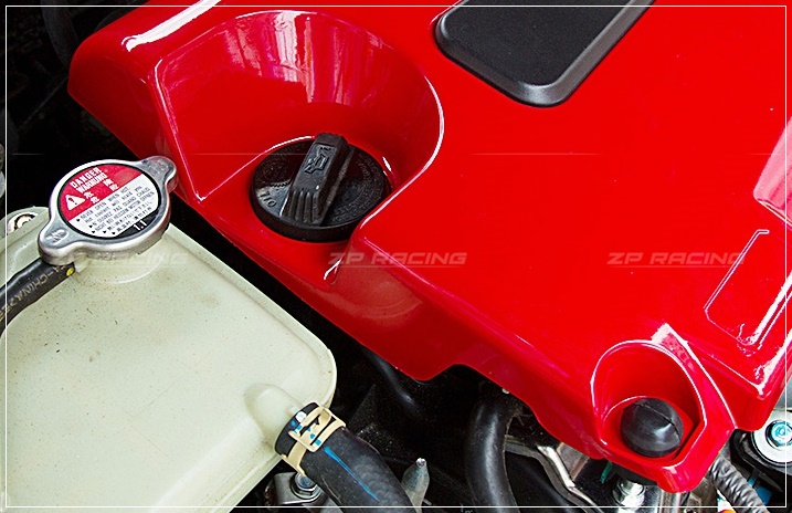 ฝาปิดห้องเครื่อง Type R Carbon logo Honda ปี 2016-2022