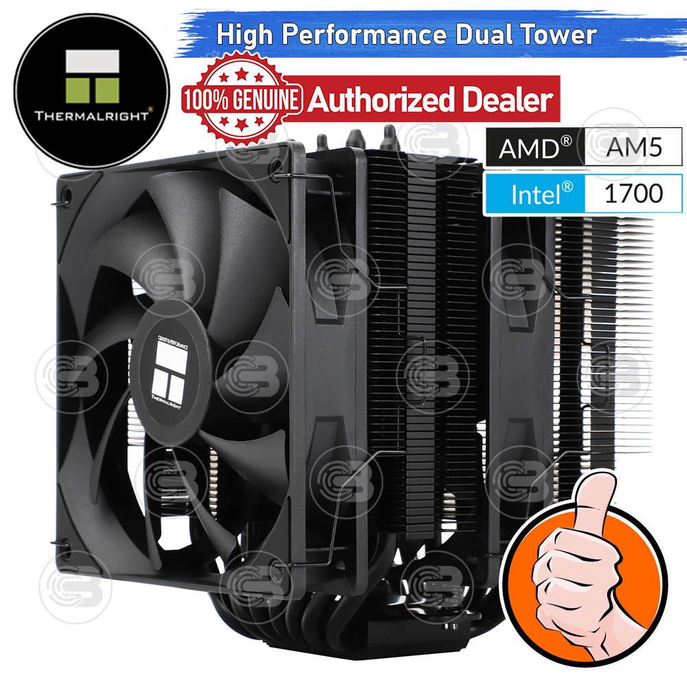 [CoolBlasterThai] Thermalright Phantom Spirit 120 SE BLACK CPU Heat Sink (AM5/LGA1851 Ready) ประกัน 3 ปี