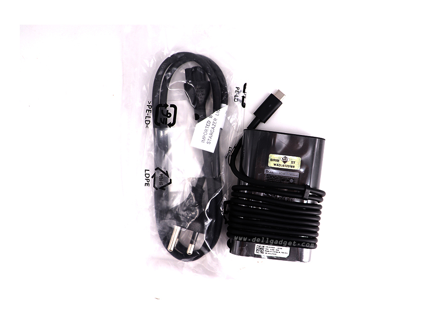 Adapter Dell Latitude 7389 2-in-1 65W Type-C สายชาร์จ Dell 7389 2-in-1,สายชาร์จ โน๊ตบุ๊ค Dell 7389 2-in-1 แท้ ประกันศูนย์ Dell Thailand ราคาไม่แพง