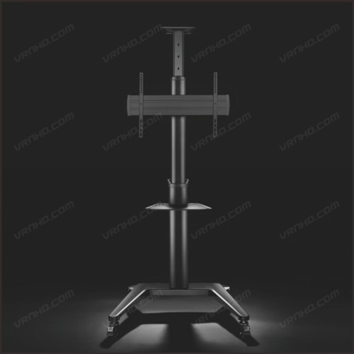 KRATOS-70B (Matte Black) ขาตั้งทีวี,จอ interactive,touch screen ขนาด 37"-70" ระดับ Premium ปรับหมุนจอภาพแนวตั้ง-แนวนอน และปรับความสูงได้ 1.25-1.60 เมตร